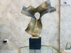 Ambiance-RAY-3-Statuette-artistique-en-resine-bronze