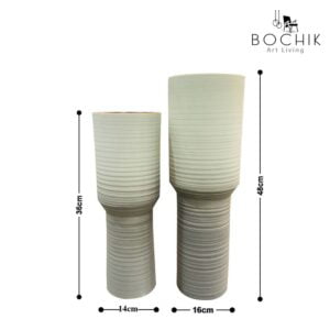 DAN-Duo-de-Vases-en-ceramique-couleur-beige-et-marron-façonnes-à-la-main-cotations