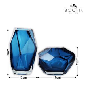DIAMOND-BLUE-Duo-de-vases-de-luxe-en-forme-de-diamant-en-crystal-bleu-cotations