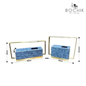 LOTI-Duo-de-vases-en-metal-couleur-bleue-frappe-et-laiton-cotations