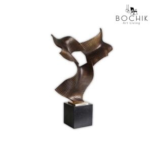 RAY-3-Statuette-artistique-en-resine-bronze